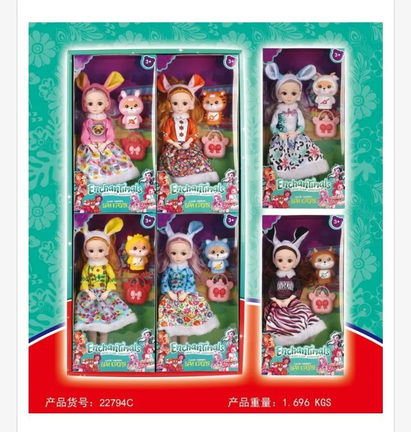 Zabawki Lalki Enchantimals z Zwierzęciem