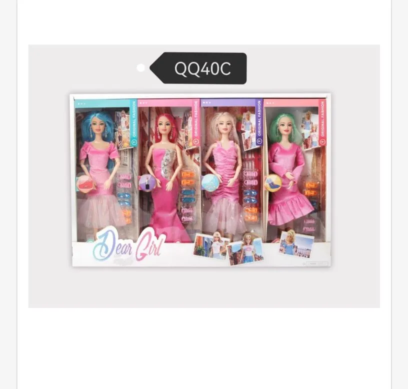 Zestaw 4 lalek Dear Girl QQ40C