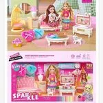 Zabawka lalka Sparkle Bella z meblami Fun Play Series
