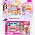 Zabawka Lalka Sparkle Bella Ice Cream Shop 30 pcs