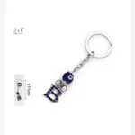 Brelok do kluczy J&E z niebieskim okiem 11 cm