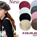 Czapki damskie beanie w 10 kolorach, F.13.14.116240