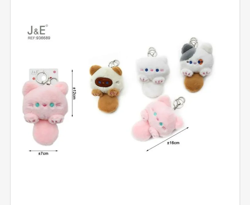 Brelok Zabawkowy Kot Plush REF JF&E