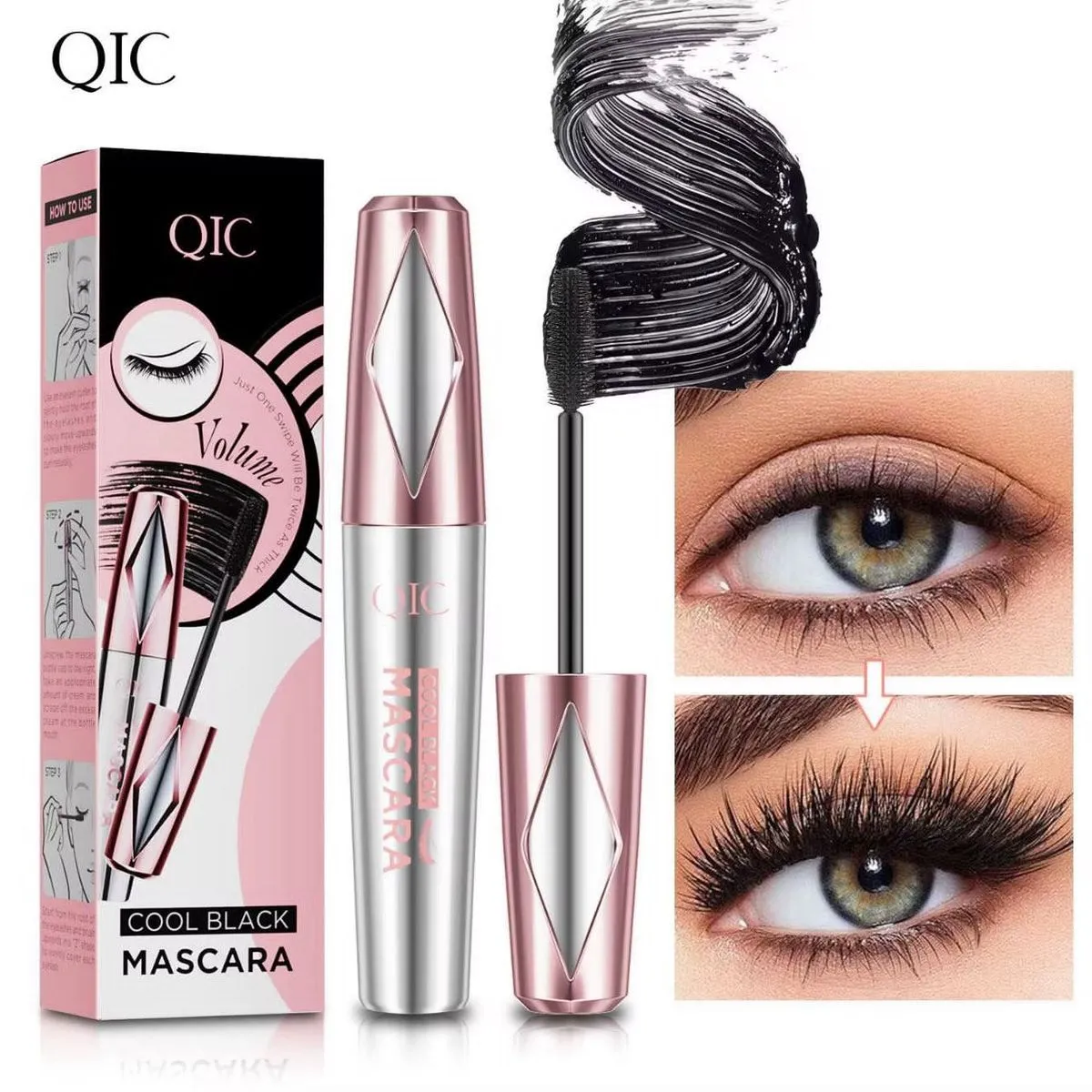 Tusz do rzęs QIC Volume Cool Black