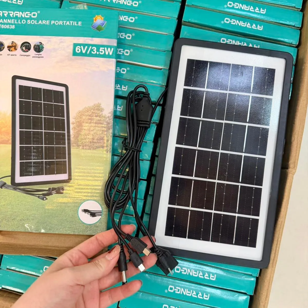 Panel solarny przenośny RYTNO 6V 3.5W