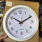 Zegary ścienne kwarcowe białe QUARTZ