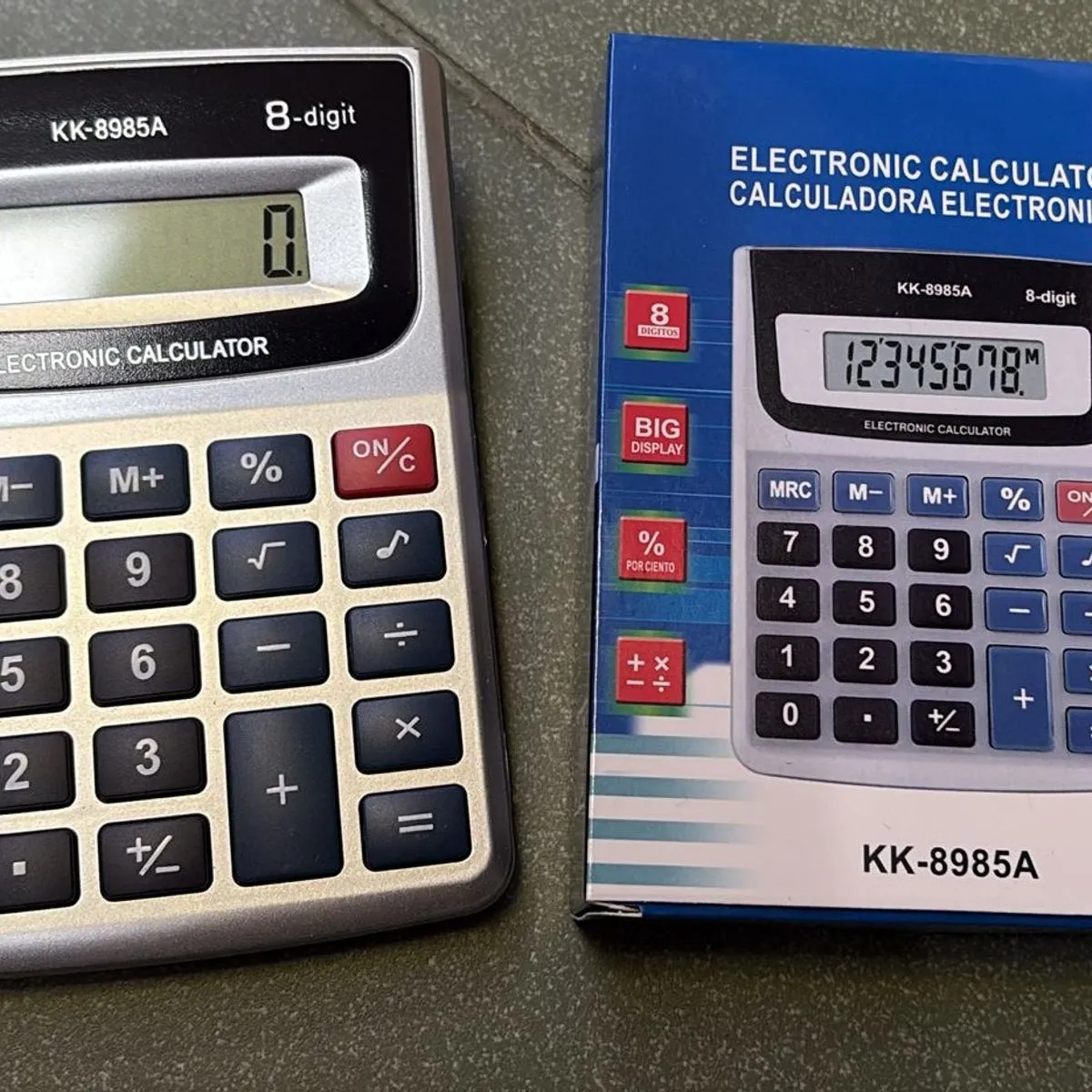 Kalkulator biurowy elektroniczny 8-cyfrowy KK-885A