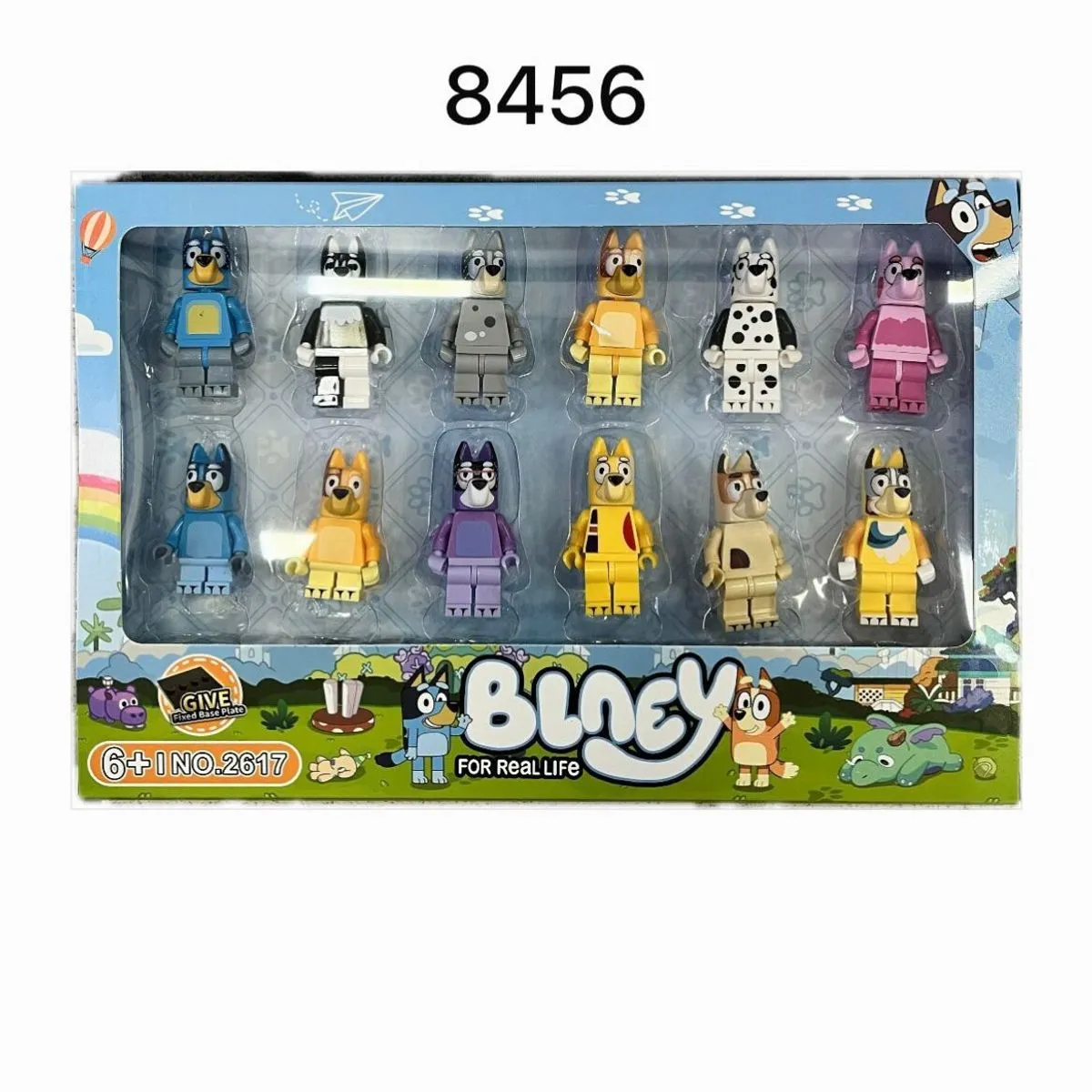 Zabawki Figurki Bluey 12PCS 6+ lat