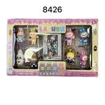 Zestaw 8 gumowych figurek Labubu 8426