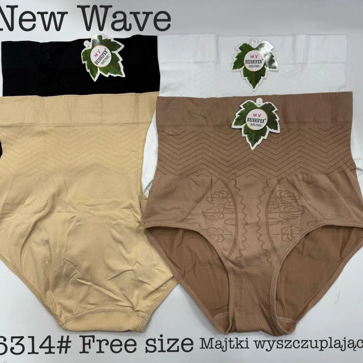 Majtki damskie wyszczuplające New Wave Free Size 6314#