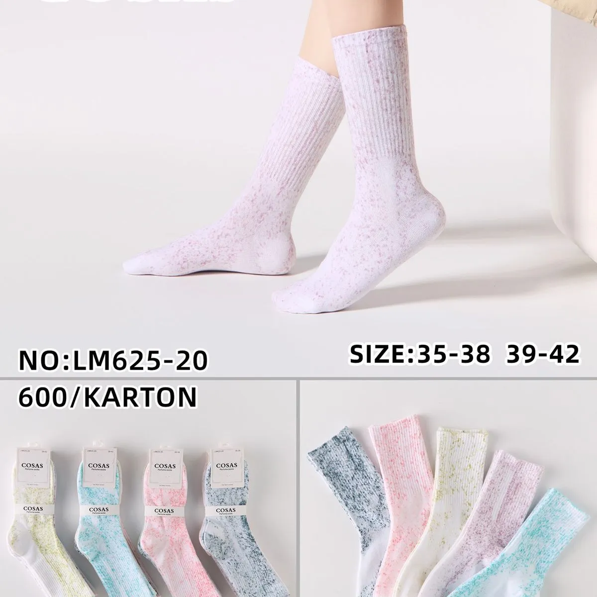 Skarpetki damskie COSASAS LM625-20 roz. 35-38/39-42