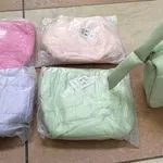 Torebka kosmetyczka quiltowana miękka pastelowa 12 szt