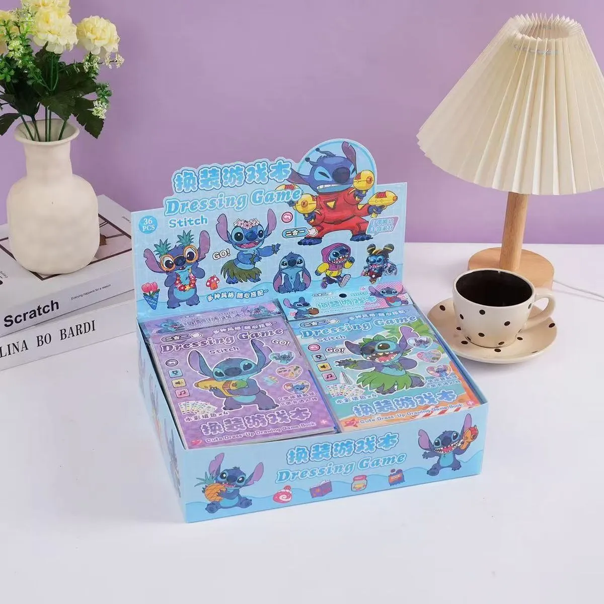 Zabawki Naklejki Stitch Dressing Game