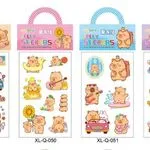 Zabawki Naklejki Kapibara XL-Q049 XL-Q050 XL-Q051 XL-Q052