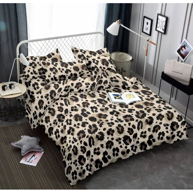 Komplet Pościeli 3D Leopard 160/200