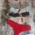 Majtki Damskie Stringi Koronkowe Różne Kolory