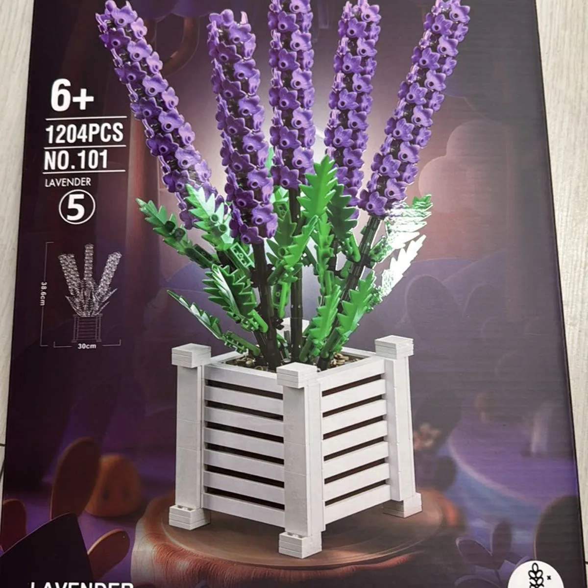 Zestaw klocków LEGO Flowers Lawenda 1034 PCS 6+