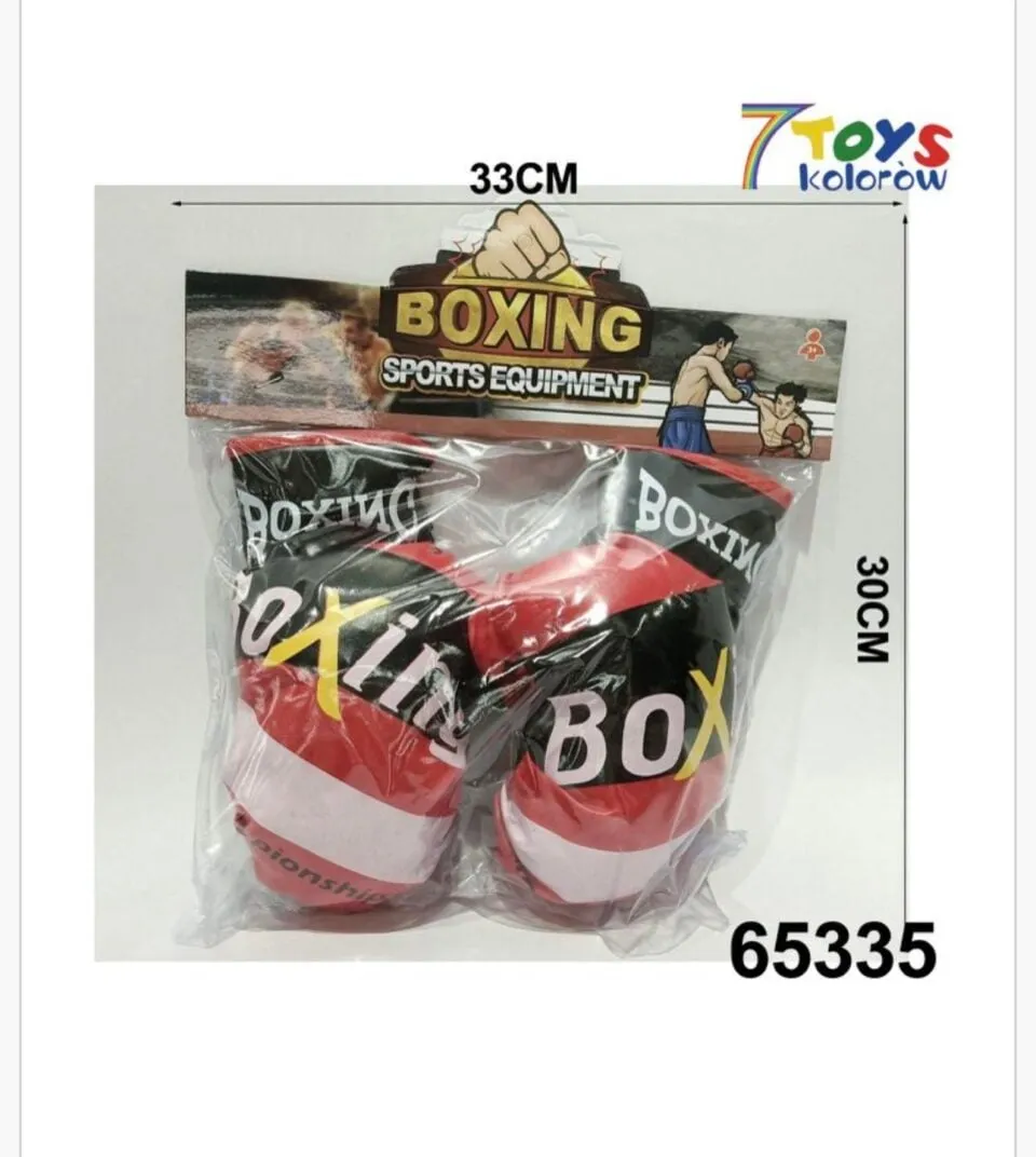 Rękawice Bokserskie Zabawkowe Boxing Sports 33x30cm