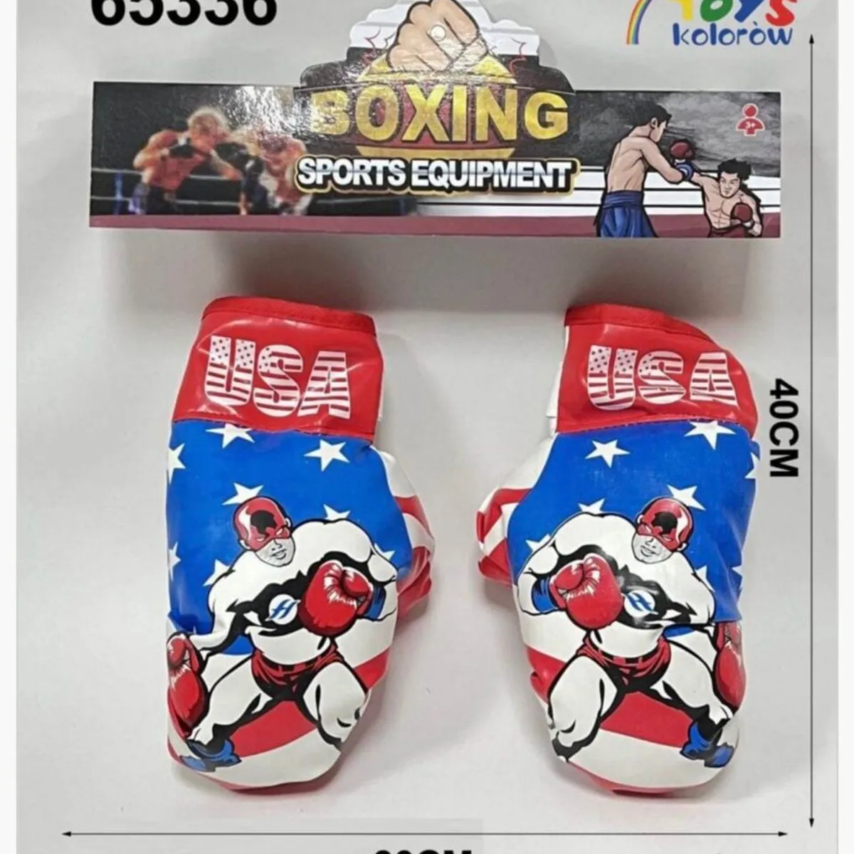 Rękawice bokserskie USA 40x30cm Boxing Sports