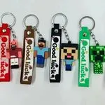 Brelok Minecraft z Paskiem Good Luck Mix Wzorów 24szt
