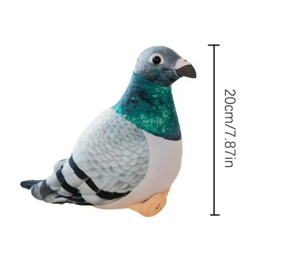 Maskotka Pluszowa 20cm Realistyczny Gołąb