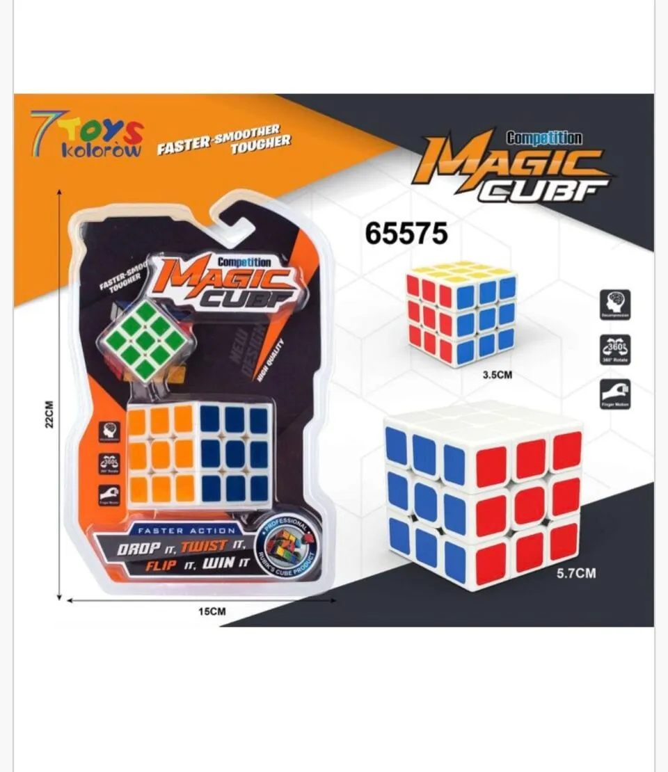 Kostka Rubika Zestaw 2 szt. Magic Cube 5.7cm i 3.5cm