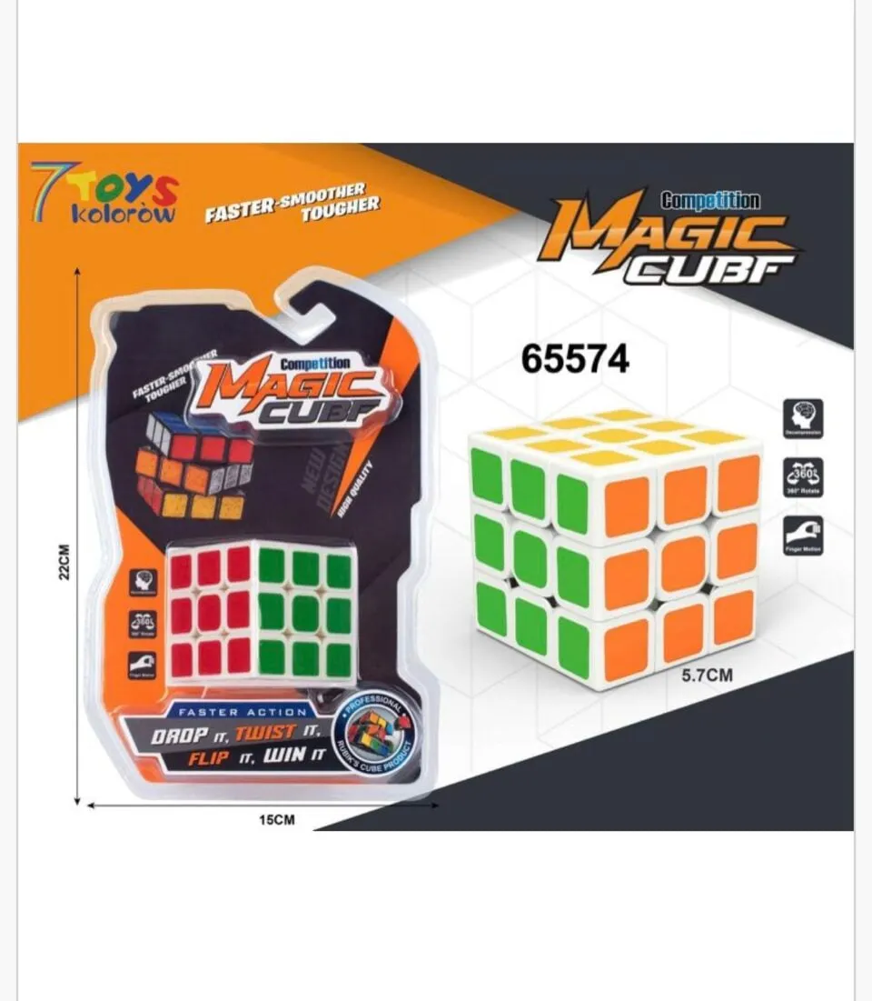 Kostka Rubika Magic Cube 5.7cm - Zabawka Logiczna 12 szt.