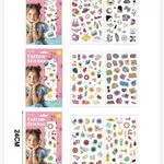 Zestaw Tatuaże Sticker dla Dzieci 24x14cm 24szt