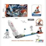 Zabawka Ścieżka Kosmiczna Space Track Rakieta 13 el.