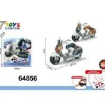 Zabawkowy Motocykl Skuter DIY 18.5cm ze Śrubokrętem