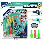 Pistolety Zabawkowe Super Shoot 21cm z Akcesoriami 12 szt
