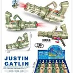 Pistolet Zabawkowy Justin Gatlin Gatling z Projektorem i Schowkiem