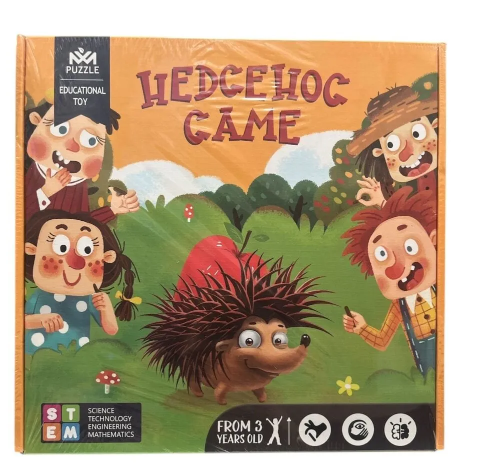 Gra edukacyjna Hedgehog Game STEM NM Puzzle, 6 szt.