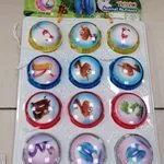 Zabawki YOYO Animal Alphabet świecące LED, zestaw 12 szt.