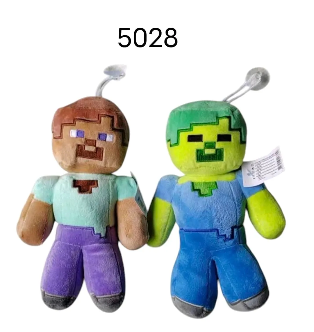 Maskotka Pluszowa Minecraft z Przyssawką Mix Wzorów