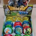 Zabawki YOYO Dinosaur - Kolorowe Jojo z Dinozaurami, 12 szt.