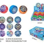 Zabawki YOYO 6,2cm Kalejdoskopowe Świecące 12szt