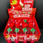 Balsam do ust i błyszczyk 2w1 Lip Balm Strawberry Magic 24szt