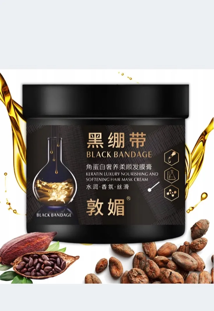 Maska do Włosów Keratin Luxury Nourishing Black Bandage 500g
