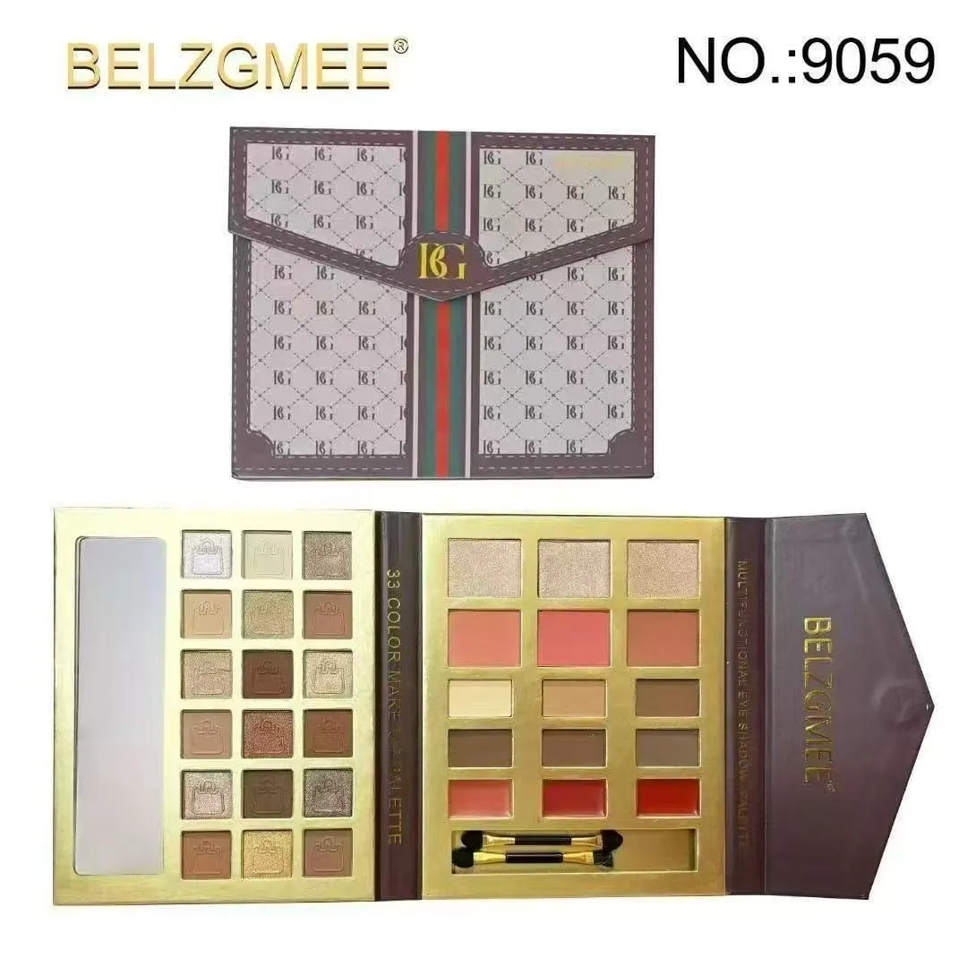 Zestaw do makijażu Belzgemee paleta cieni NO.9059