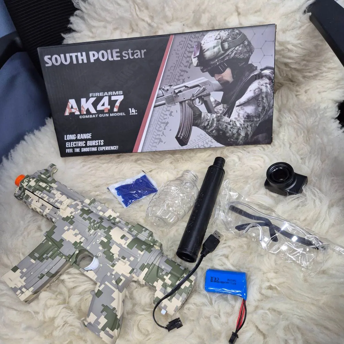 Pistolet na kulki AK47 South Pole Star Elektryczny