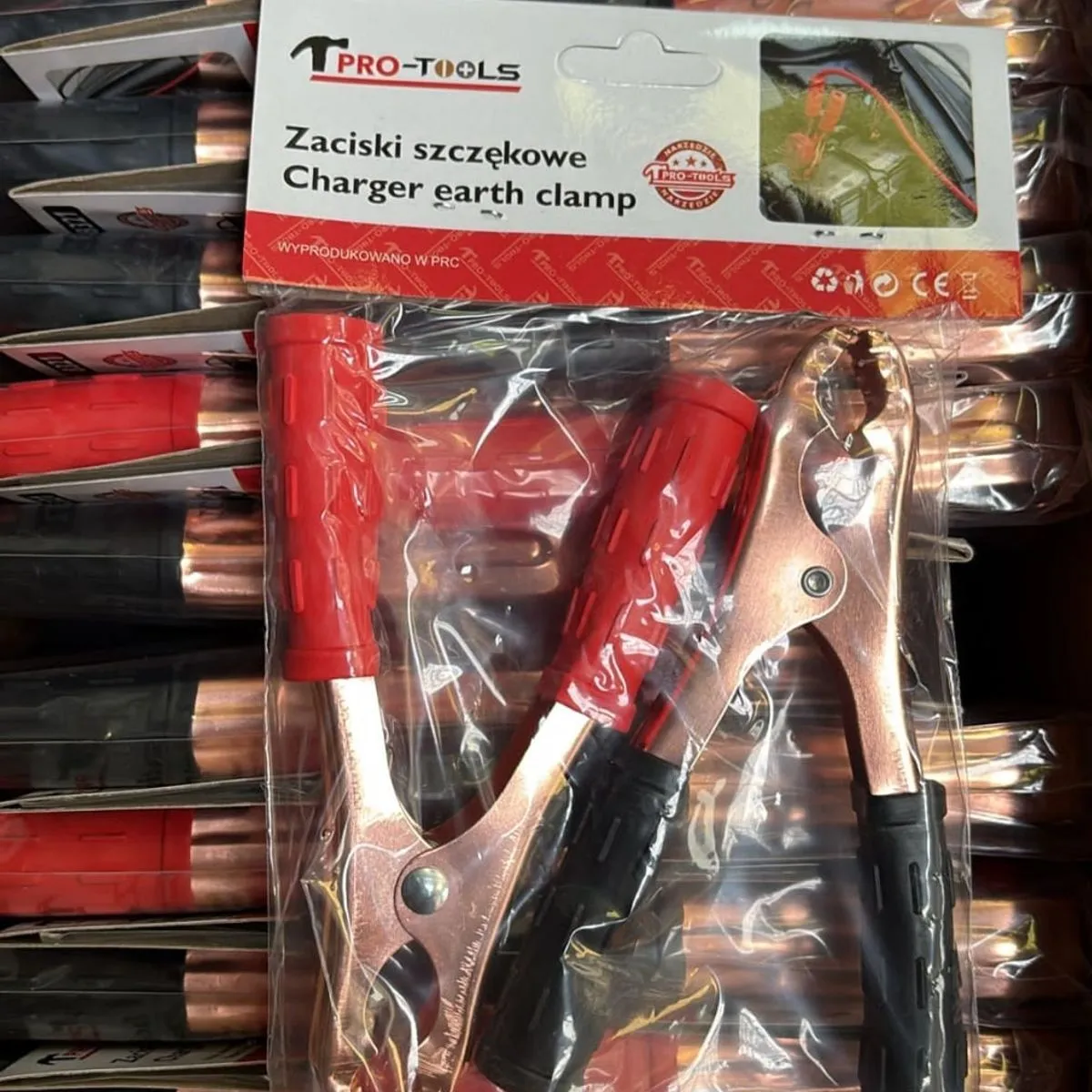 Zaciski do akumulatora Charger Earth Clamp T-Pro Tools