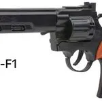 Pistolet plastikowy na spłonkę PPS-F1 czarny-pomarańczowy