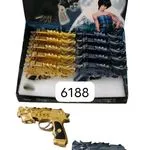 Pistolet na Prąd Zabawkowy Złoty i Czarny