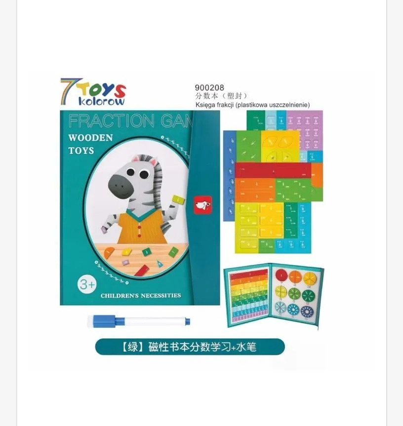 Drewniana Gra Frakcje 7 Toys + Naklejki 3+