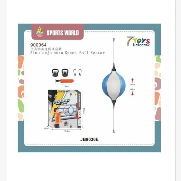 Zestaw Symulacja Boxu Speed Ball Sports World JB903E