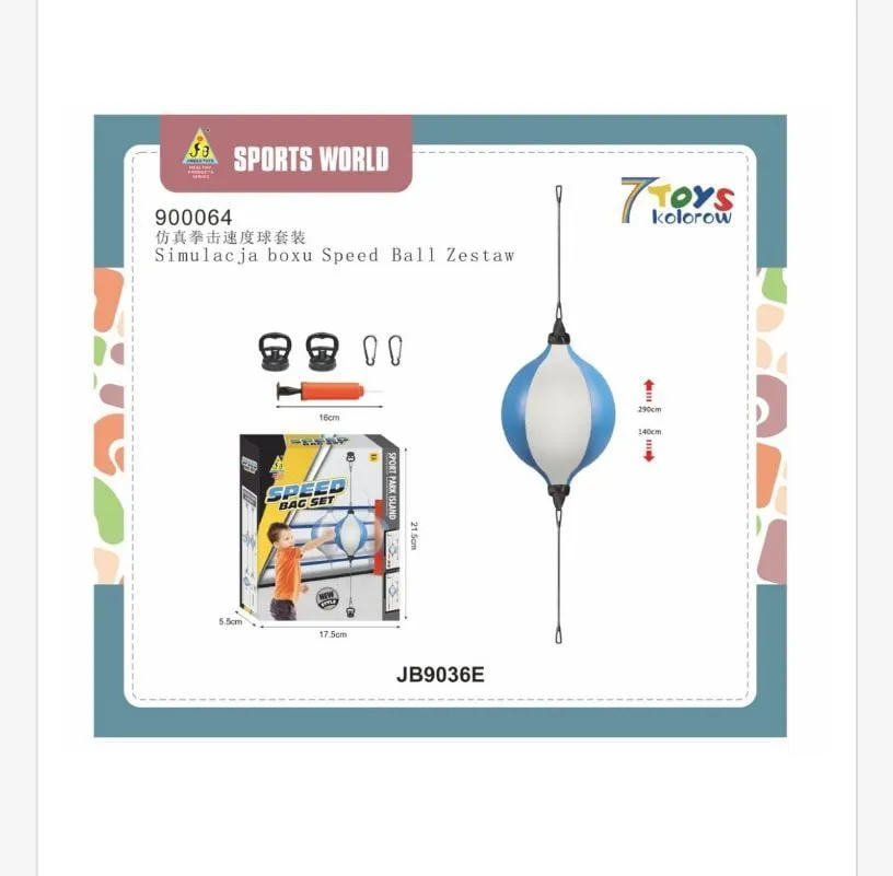 Zestaw Symulacja Boxu Speed Ball Sports World JB903E
