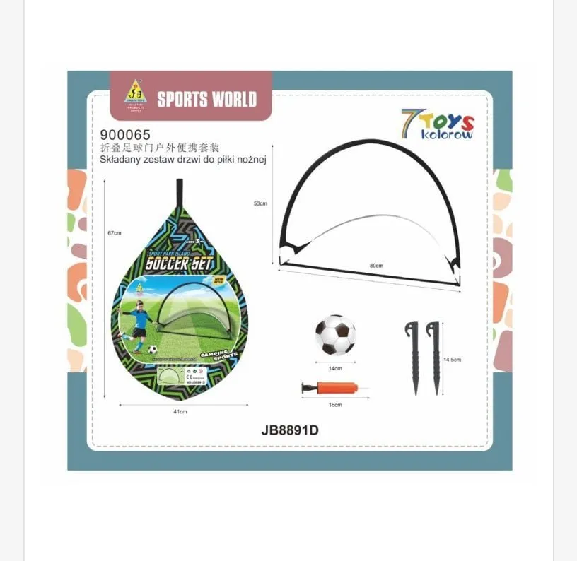 Zestaw do Piłki Nożnej Soccer Set Sports World