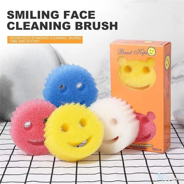 Gąbka do Mycia Naczyń Smiley 2szt Beast Kipe