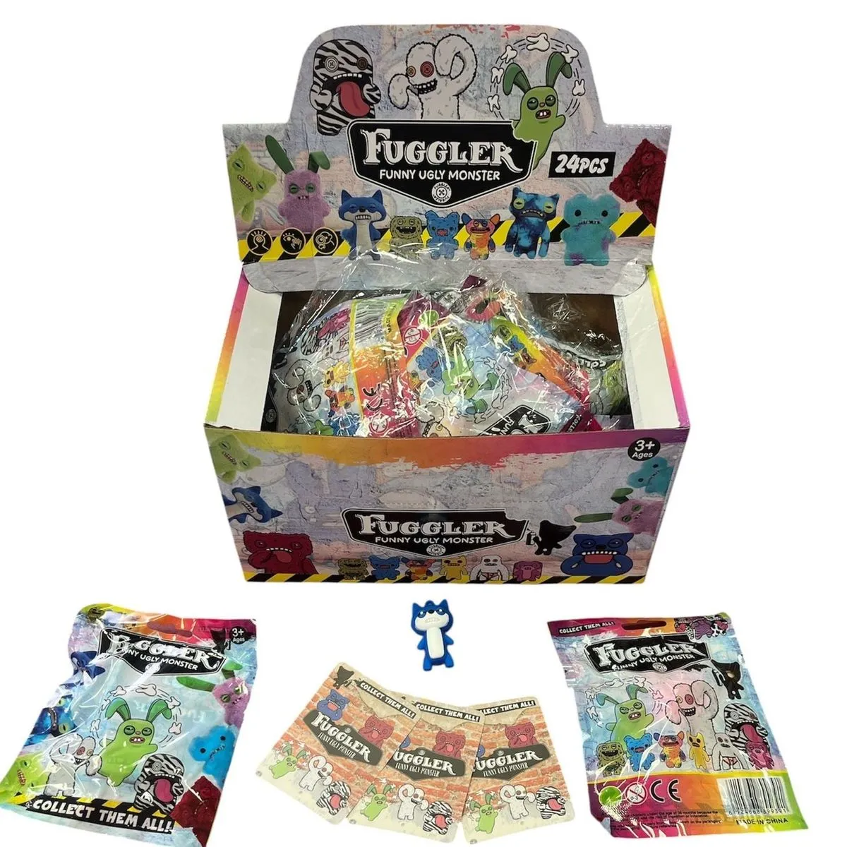 Saszetki Fuggler Funny Ugly Monster, figurki niespodzianka, 24 szt